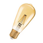 12 meter vattentätt snöre komplett med 10 glödlampor E27 2W(210Lm) LED-lampa Filament, ST64, varmvitt ljus 2700K, snöre med EU-kontakt i början och förseglad sockel i slutet