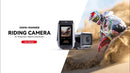 DDPAI Ranger 4K Action Cam – motociklam, velobraukšanai un piedzīvojumiem | GPS, Wi-Fi, NightVIS, IP67, 150 min darbība