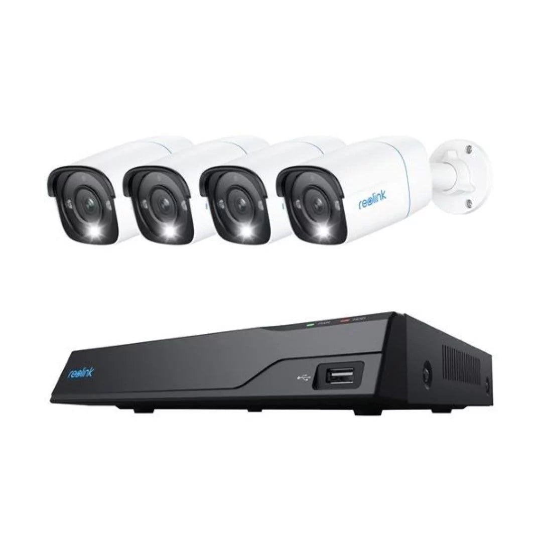Reolink PoE P330 4K Ultra HD colour night vision video surveillance camera, powered by internet cable or 12v power supply