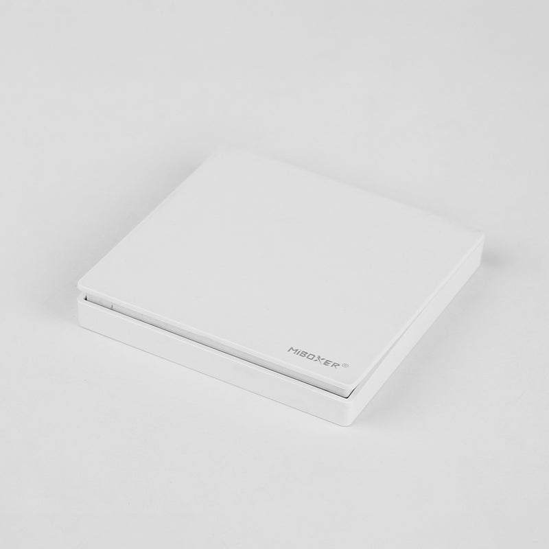 Wireless switch, also works as a dimmer, uses 2.4 GHz wireless transmission technology. controller required.