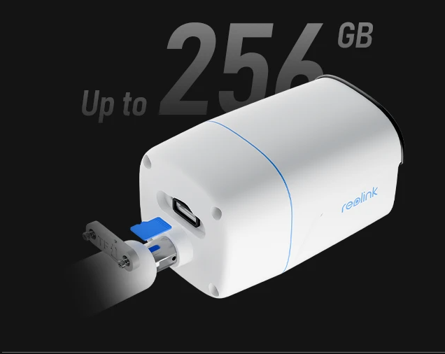 Reolink PoE P330 4K Ultra HD videoövervakningskamera med mörkerseende i färg, drivs via internetkabel eller 12 V strömförsörjning