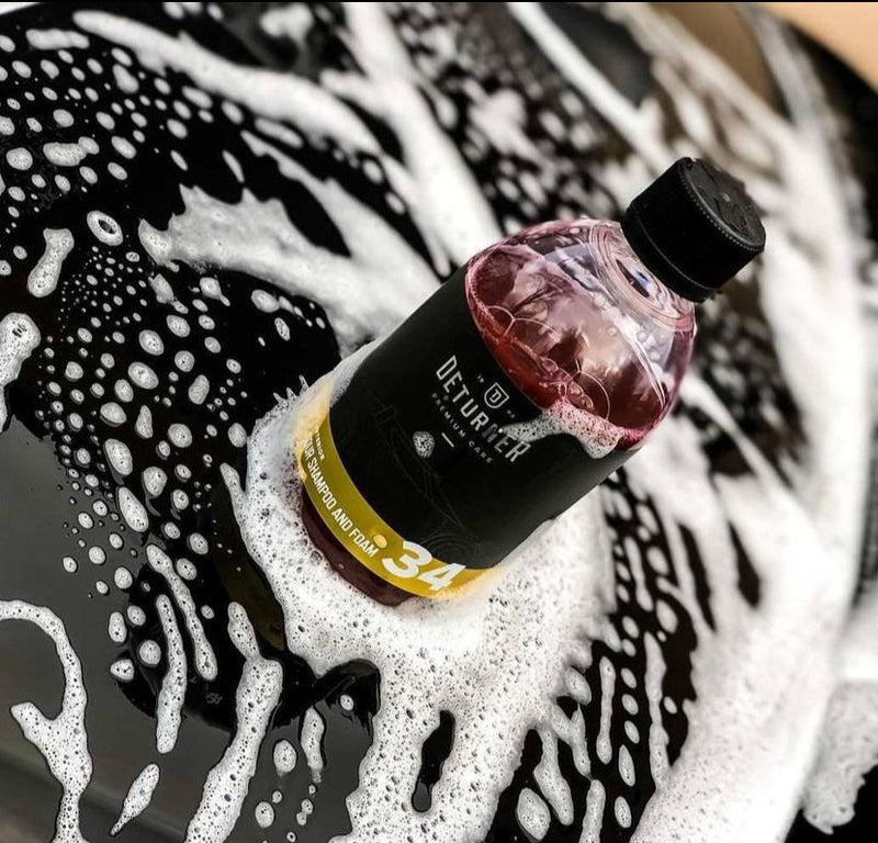 Car shampoo for ceramic coatings (acidic pH)-DETURNER SOUR SHAMPOO AND FOAM 1L - 