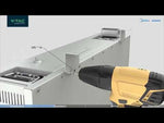 Hiconics 10 kW viss vienā augstsprieguma sistēma ar 6 kW invertoru un 2 × 5 kW akumulatoriem