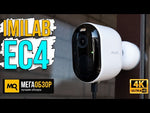 Xiaomi Mi wireless outdoor security camera with battery, high resolution full HD 2.5K 4 Mpix 2560x1440px + gateway, 5,200 mAh, 150°, IP66 waterproof, color night vision, recognizes people, built-in spotlight