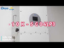 DEYE 10KW SUN-10K-SG01HP3-EU-AM2 HV hybrid inverter, 3 phases, 10 years warranty, 380VAC, IP65, LCD display