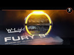 W-LIGHT Fury 9" 12-48V 9000Lm 5500K 16 LED вспомогательная лампа, круглая, черная, ⌀ 229.00 x 85.00mm, R148, R149, R10, R65 cl.1