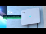 6KW hybrid 3F inverter for solar system, "Sadales Tīkla" code verified (SUN-6K-SG04LP3-EU), 3 phases, 5 years warranty, 380VAC, DEYE, IP65, LCD display, 150A charging