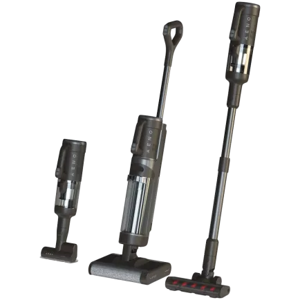 AENO märg- ja kuivpõrandapuhasti koos harjakuivatusega, mis muutub tavaliseks tolmuimejaks, 4000 mAh, 12kPa, puhta vee paak 650 ml, määrdunud vee paak 800 ml.