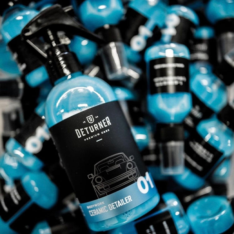 Liquid ceramic wax - DETURNER CERAMIC DETAILER 250ml - makes the treated surface repel dirt and water, makes it shiny, protects it from environmental influences. 