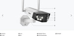 Reolink Duo 4K Wifi Camera Dual lens 180° panorama,5GHz/2.4GHz WiFi
