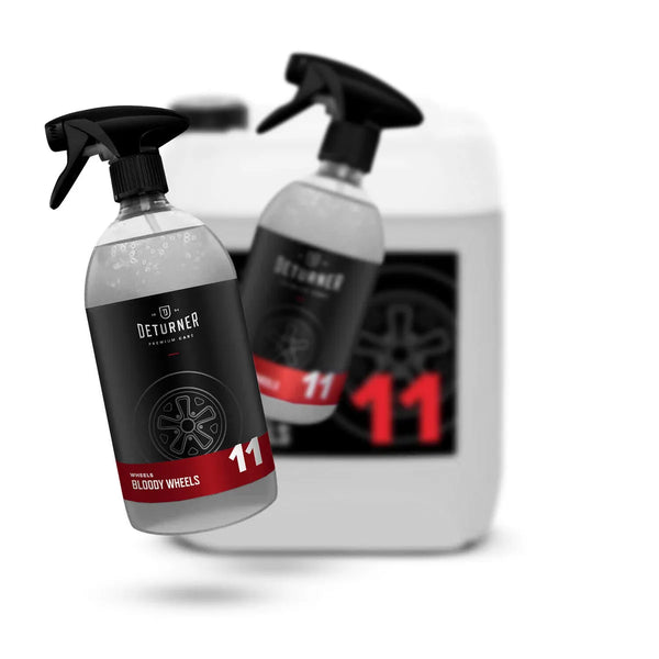 DETURNER BLOODY WHEELS 1L - Disc cleaner and de-iron, removes deposits caused by brake pads and traces left by rust leaks