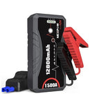NEXPOW Q10S – 12 V auto startētājs & portatīvais akumulators 1500A/ 12800mAh