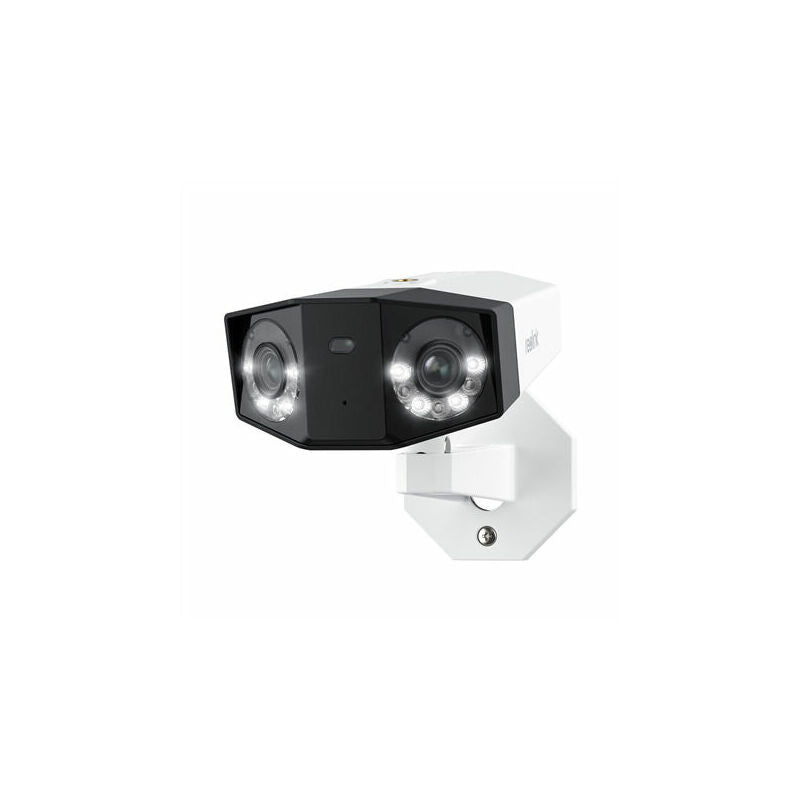 Reolink Duo Series P730 4K 8MP POE Dual-Lens Camera, wired for internet. White