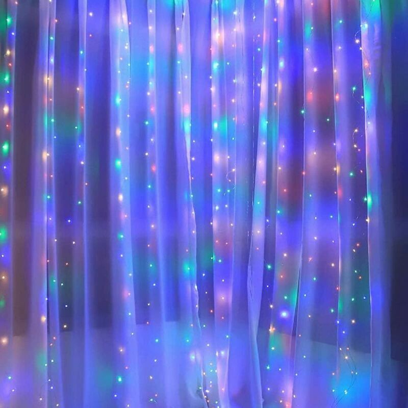 Ziemassvētku LED tīkls 300 LED, 3x3 m, 8 režīmi