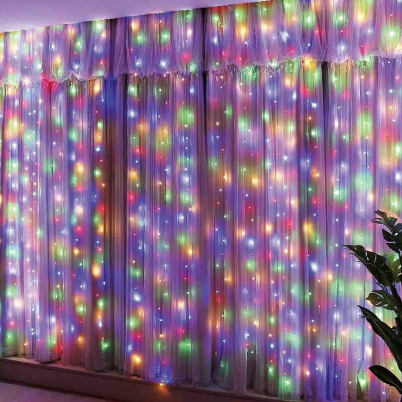 Ziemassvētku LED tīkls 300 LED, 3x3 m, 8 režīmi
