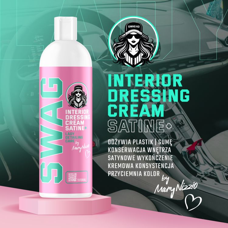 Swag Lady iekštelpu kopšanas krēms Satine+ / 500ml | Salona kopšana | Aizsargāta virsma | Padziļināta krāsa