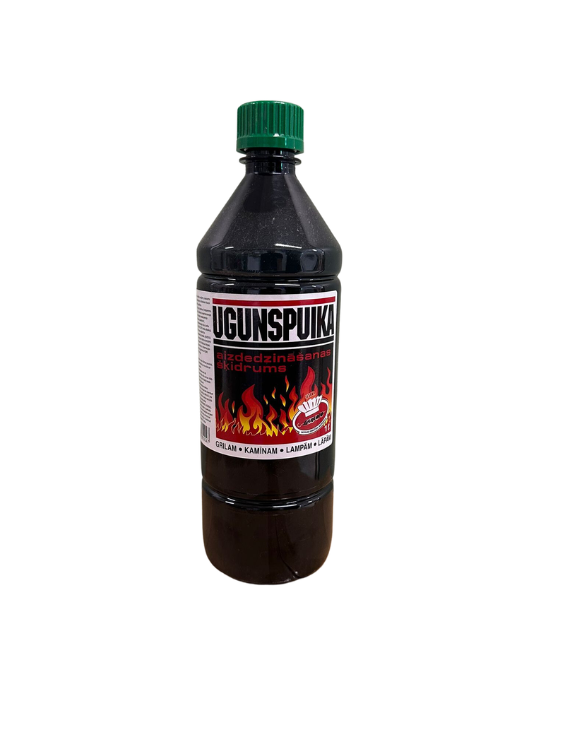 1L Ignition liquid for Grill, Fireplace, Lamps, Torches "Ugunspuika"