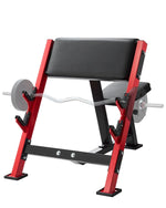 VEVOR bicepsu treniņu sols, regulējams spēka treniņu sols ar stieņa turētājiem, sēdošs izolēts roku trenažieris hantelēm un stienim, 299 kg nestspēja, mājas sporta zālei