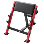 VEVOR bicepsu treniņu sols, regulējams spēka treniņu sols ar stieņa turētājiem, sēdošs izolēts roku trenažieris hantelēm un stienim, 299 kg nestspēja, mājas sporta zālei
