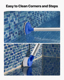 VEVOR Peldbaseina tīrīšanas komplekts, 4 vienā, ar 2 noņemamām birstēm (508 mm / 139,7 mm) un 2 baseina tīkliem, paredzēts iebūvējamo un virszemes baseinu tīrīšanai, bez kātiem