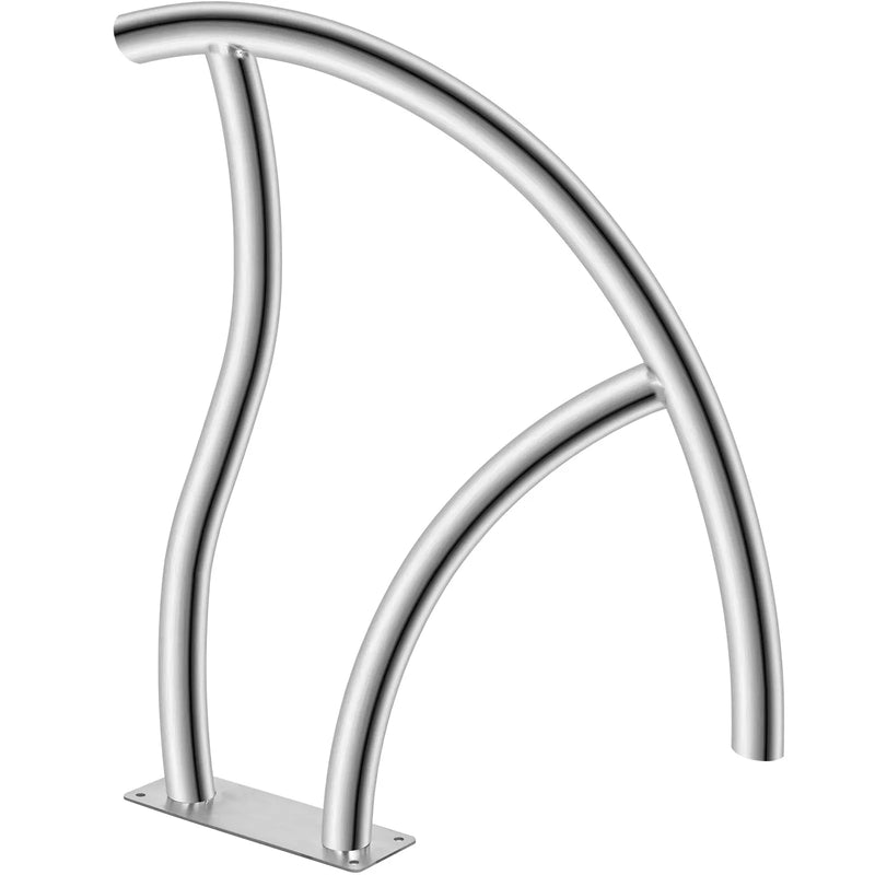 VEVOR baseina kāpņu margas 2 gab., 762 × 762 mm, nerūsējošā tērauda margas ar ātrās montāžas pamatplāksni, maksimālā slodze 170 kg, komplektā pilns stiprinājumu piederumu komplekts