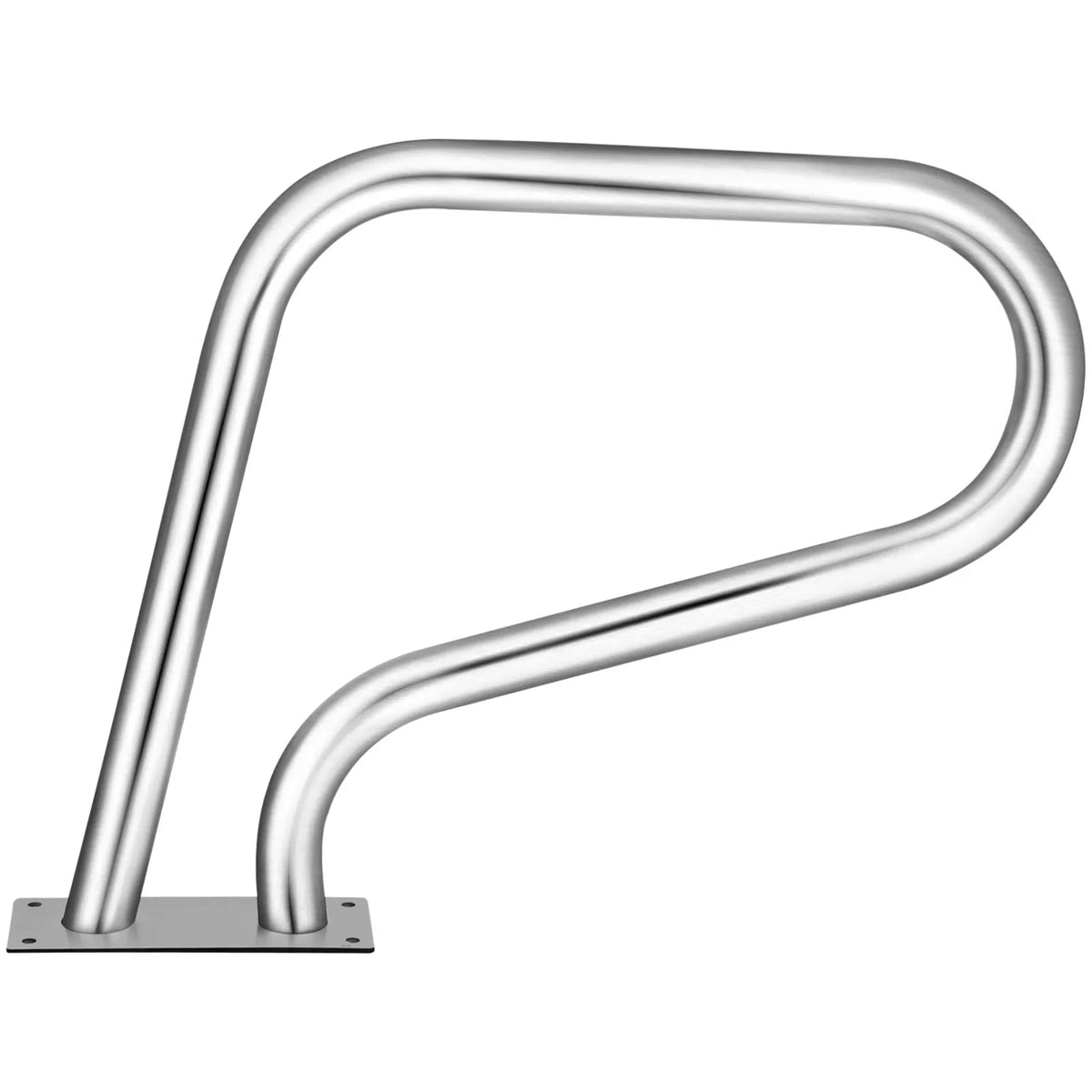 VEVOR baseina margas 81,3 × 58,4 cm, 304 nerūsējošā tērauda peldbaseina margas ar nestspēju līdz 113,4 kg, sudrabotas, pret rūsu noturīgas, ergonomiskas baseina margas ar zilu roktura pārklājumu, M8 urbja uzgali un pašvītņojošām skrūvēm