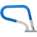 VEVOR baseina margas 81,3 × 58,4 cm, 304 nerūsējošā tērauda peldbaseina margas ar nestspēju līdz 113,4 kg, sudrabotas, pret rūsu noturīgas, ergonomiskas baseina margas ar zilu roktura pārklājumu, M8 urbja uzgali un pašvītņojošām skrūvēm