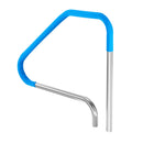 VEVOR baseina margas 117 × 94 cm, nerūsējošā tērauda (iepriekš samontētas) margas iekštelpu un āra baseiniem, baseina drošības margas klājiem, pret rūsu noturīgs satvēriena stienis ar zilu roktura pārklājumu un piederumiem spa zonām