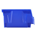 VEVOR plastmasas uzglabāšanas kastes 127 x 102 x 76 mm, piekarināmas un sakraujamas organizēšanas kastes, smagās klases uzglabāšanas konteineri skapim, virtuvei, birojam vai pieliekamajam, 24 gab., zila/sarkana