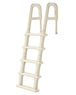 VEVOR baseina kāpnes ar 75° slīpumu, 5 pakāpieni un dubultas margas, pastiprināti neslīdoši pakāpieni, maksimālā slodze 136 kg, piemērotas 122–137 cm dziļiem iebūvētiem un virszemes baseiniem ar jebkura veida klāja segumu lietošanai iekštelpās un ārā