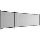 VEVOR noņemams baseina drošības žogs 1,21 × 32,91 m, bērnu drošības žogs iebūvētiem baseiniem, vienkārša pašmontāžas uzstādīšana, 340 g/m² Teslin PVC sieta audums, aizsardzībai bērniem un mājdzīvniekiem