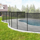 VEVOR baseina žogs 1,2 × 3,7 m, noņemams bērnu drošības žogs iebūvētiem baseiniem, viegli uzstādāms DIY peldbaseina žogs, 340 g/m² Teslin PVC sieta materiāls bērnu un mājdzīvnieku aizsardzībai