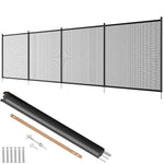 VEVOR baseina žogs 1,2 × 3,7 m, noņemams bērnu drošības žogs iebūvētiem baseiniem, viegli uzstādāms DIY peldbaseina žogs, 340 g/m² Teslin PVC sieta materiāls bērnu un mājdzīvnieku aizsardzībai