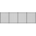 VEVOR baseina žogs 1,2 × 3,7 m, noņemams bērnu drošības žogs iebūvētiem baseiniem, viegli uzstādāms DIY peldbaseina žogs, 340 g/m² Teslin PVC sieta materiāls bērnu un mājdzīvnieku aizsardzībai