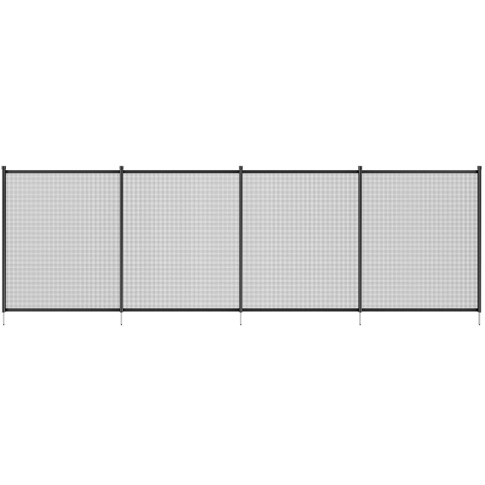 VEVOR baseina žogs 1,2 × 3,7 m, noņemams bērnu drošības žogs iebūvētiem baseiniem, viegli uzstādāms DIY peldbaseina žogs, 340 g/m² Teslin PVC sieta materiāls bērnu un mājdzīvnieku aizsardzībai