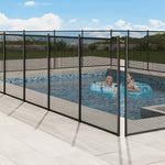 VEVOR baseina žogs 1,2 × 21,9 m, noņemams bērnu drošības žogs iebūvētiem baseiniem, viegli uzstādāms DIY peldbaseina žogs, 340 g/m² Teslin PVC sieta materiāls bērnu un mājdzīvnieku aizsardzībai