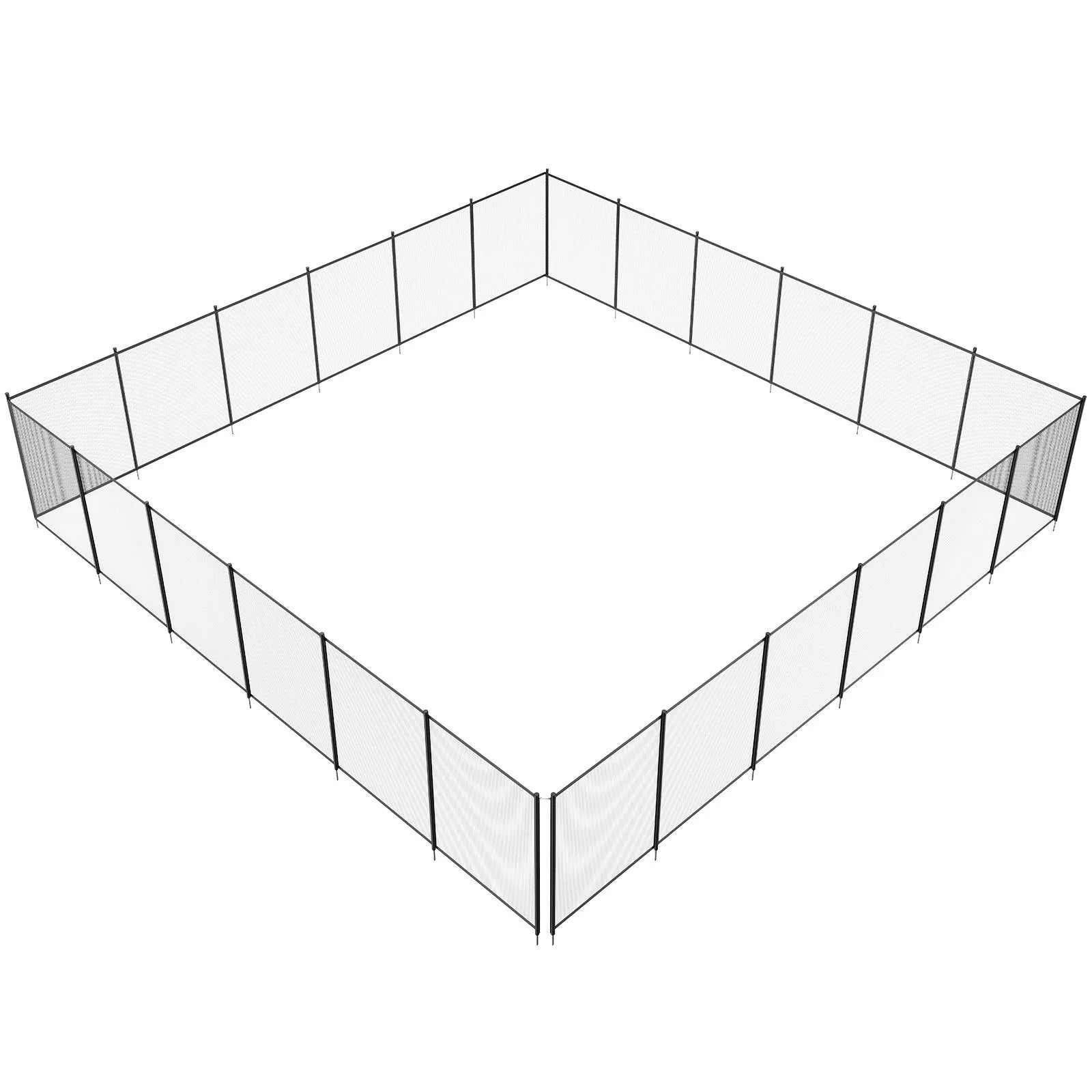 VEVOR baseina žogs 1,2 × 21,9 m, noņemams bērnu drošības žogs iebūvētiem baseiniem, viegli uzstādāms DIY peldbaseina žogs, 340 g/m² Teslin PVC sieta materiāls bērnu un mājdzīvnieku aizsardzībai