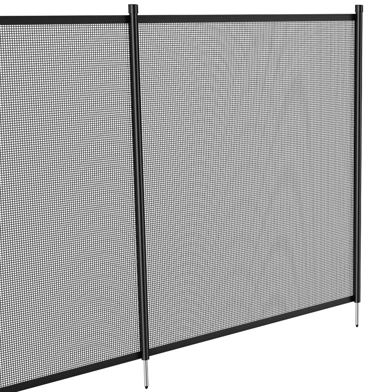 VEVOR baseina žogs 1,2 × 21,9 m, noņemams bērnu drošības žogs iebūvētiem baseiniem, viegli uzstādāms DIY peldbaseina žogs, 340 g/m² Teslin PVC sieta materiāls bērnu un mājdzīvnieku aizsardzībai