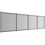 VEVOR baseina žogs 1,2 × 21,9 m, noņemams bērnu drošības žogs iebūvētiem baseiniem, viegli uzstādāms DIY peldbaseina žogs, 340 g/m² Teslin PVC sieta materiāls bērnu un mājdzīvnieku aizsardzībai