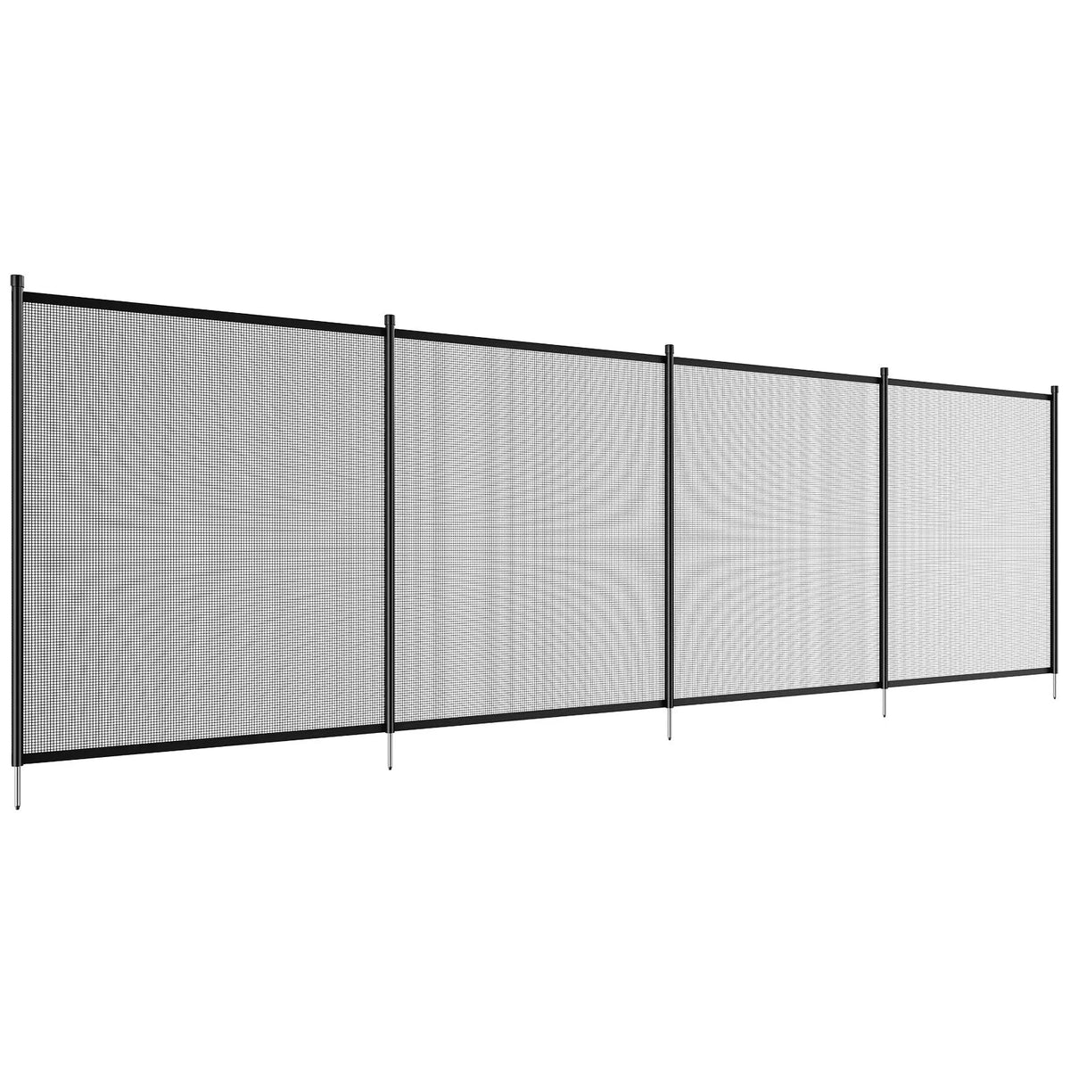 VEVOR baseina žogs 1,2 × 21,9 m, noņemams bērnu drošības žogs iebūvētiem baseiniem, viegli uzstādāms DIY peldbaseina žogs, 340 g/m² Teslin PVC sieta materiāls bērnu un mājdzīvnieku aizsardzībai