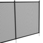 VEVOR baseina žogs 4 × 96 ft / 1,21 × 29,26 m, noņemams drošības žogs iebūvētiem baseiniem, viegli pašmontējams peldbaseina žogs ar 340 g/m² Teslin PVC sieta audumu, kas pasargā bērnus un mājdzīvniekus