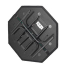 VEVOR salokāms pokera galds 8 spēlētājiem, 1220 mm kazino tipa atpūtas galds ar polsterētām malām un glāžu turētājiem, astoņstūra pārnēsājams spēļu galds ar filca pārklājumu un metāla kājām, piemērots Texas Hold’em un Blackjack spēlei