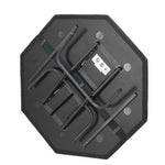 VEVOR salokāms pokera galds 8 spēlētājiem, 1220 mm kazino tipa atpūtas galds ar polsterētām malām un glāžu turētājiem, astoņstūra pārnēsājams spēļu galds ar filca pārklājumu un metāla kājām, piemērots Texas Hold’em un Blackjack spēlei