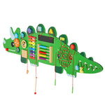 VEVOR Bērnu aktivitāšu sienas panelis “Dinosaur” ar 11 aktivitātēm, Montessori sensorā siena bērniem 3–12 gadiem, mācību aktivitāšu centrs rotaļu istabai, bērnudārzam un klasei