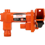 VEVOR degvielas pārsūknēšanas sūknis 12 V DC 60 l/min 0,19 kW ar automātisko pistoli, izplūdes šļūteni un iesūkšanas cauruli benzīnam, dīzeļdegvielai, petrolejai, etanola un metanola maisījumiem un biodīzeļdegvielai