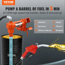 VEVOR degvielas pārsūknēšanas sūknis, 12 V DC, 75,7 l/min, ar automātisku uzgalīti, izplūdes šļūteni un sūkšanas cauruli, degvielas, dīzeļdegvielas, –kerezeņa, etanola, metanola maisījumiem un biodīzeļdegvielai