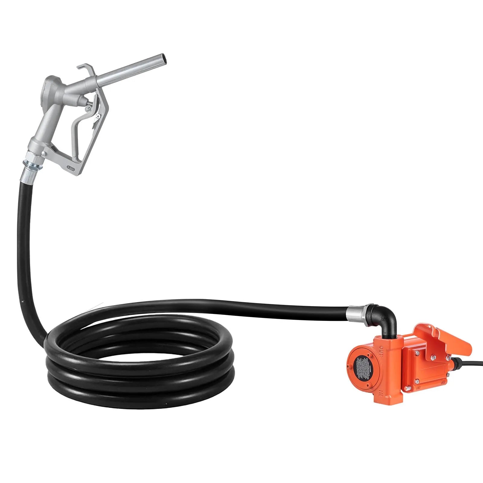 VEVOR degvielas pārsūknēšanas sūknis 12 V DC 57 l/min sprādziendrošs ar manuālu pistoli, izplūdes šļūteni un barošanas kabeli benzīnam, dīzeļdegvielai un petrolejai