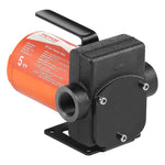 VEVOR degvielas pārsūknēšanas sūknis, 12 V DC, 19 l/min, 75 W, portatīvs elektriskais dīzeļdegvielas sūknis ar automātisku uzpildes pistoli, garu ieplūdes un izplūdes šļūteni benzīnam, dīzeļdegvielai, petrolejai un metanola maisījumiem