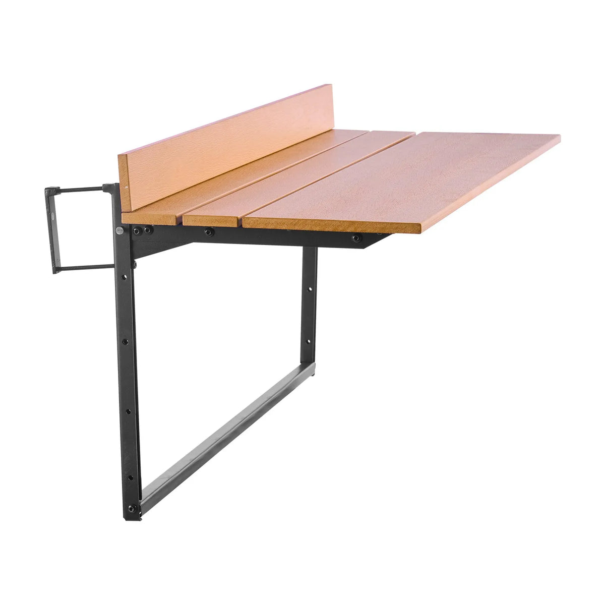 VEVOR piekarināms balkona galds 38 × 99 cm, salokāms margu galds ar 5 līmeņu augstuma regulēšanu, piemērots margām ar biezumu 2,5–13,5 cm, pasniegšanas galds balkonam un terasei