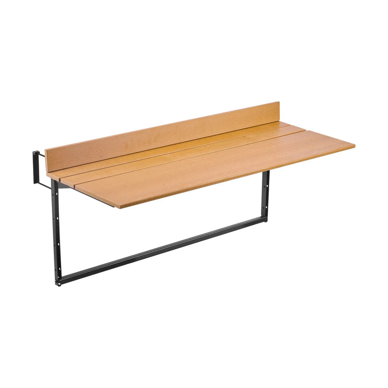VEVOR piekarināms balkona galds 38 × 99 cm, salokāms margu galds ar 5 līmeņu augstuma regulēšanu, piemērots margām ar biezumu 2,5–13,5 cm, pasniegšanas galds balkonam un terasei
